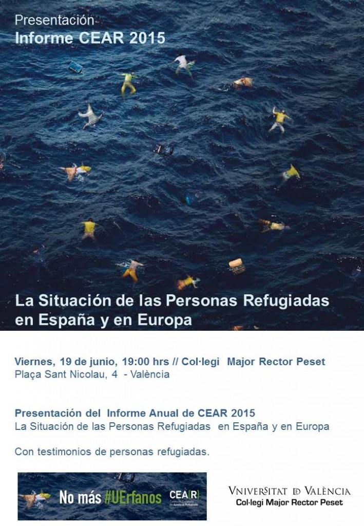 Presentación informe CEAR 2015 en Valencia